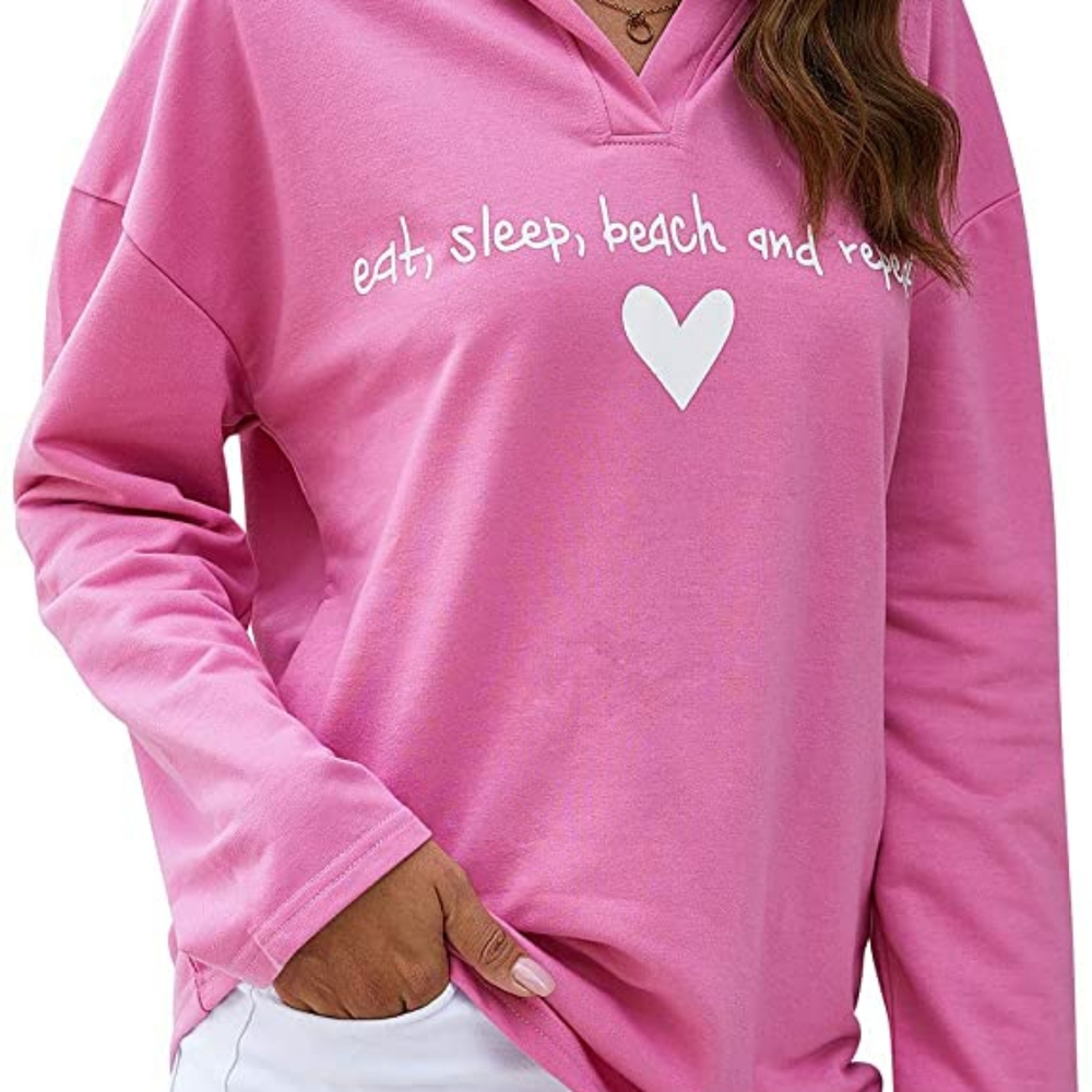 Eat, sleep, beach and repeat hoodie